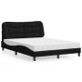 Bett mit schwarzer Stoffmatratze 120x200 cm von vidaXL, Betten und Lattenroste - Ref: Foro24-3208522, Preis: 352,56 €, Rabatt: %