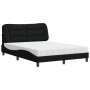 Bett mit schwarzer Stoffmatratze 120x200 cm von vidaXL, Betten und Lattenroste - Ref: Foro24-3208522, Preis: 352,56 €, Rabatt: %