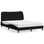 Cama con colchón tela negro 140x190 cm de vidaXL, Camas y somieres - Ref: Foro24-3208529, Precio: 412,30 €, Descuento: %