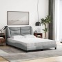 Cama con colchón tela gris claro 120x200 cm de vidaXL, Camas y somieres - Ref: Foro24-3208520, Precio: 360,91 €, Descuento: %