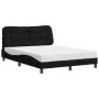 Bett mit schwarzer Stoffmatratze 140x200 cm von vidaXL, Betten und Lattenroste - Ref: Foro24-3208536, Preis: 417,16 €, Rabatt: %