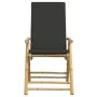 Klappbare Bistrostühle mit Kissen 4 Stück dunkelgrauer Bambus von vidaXL, Gartenstühle - Ref: Foro24-3208929, Preis: 427,13 €...