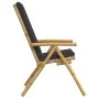 Klappbare Bistrostühle mit Kissen 4 Stück dunkelgrauer Bambus von vidaXL, Gartenstühle - Ref: Foro24-3208929, Preis: 427,13 €...
