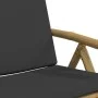 Klappbare Bistrostühle mit Kissen 4 Stück dunkelgrauer Bambus von vidaXL, Gartenstühle - Ref: Foro24-3208929, Preis: 427,13 €...