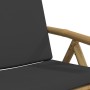 Klappbare Bistrostühle mit Kissen 4 Stück dunkelgrauer Bambus von vidaXL, Gartenstühle - Ref: Foro24-3208929, Preis: 417,89 €...