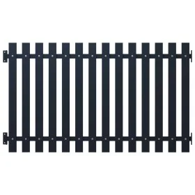 Anthrazit pulverbeschichtetes Stahlzaunelement 170,5 x 150 cm von vidaXL, Zaunpaneele - Ref: Foro24-146478, Preis: 176,56 €, ...
