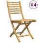 Klappbare Gartenstühle 4 Einheiten Bambus 43x54x88 cm von vidaXL, Gartenstühle - Ref: Foro24-3278517, Preis: 267,42 €, Rabatt: %