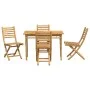 5-piece bamboo garden dining set by vidaXL, Garden sets - Ref: Foro24-3278520, Price: 363,13 €, Discount: %