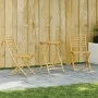 3-piece bamboo garden table and chairs set by vidaXL, Garden sets - Ref: Foro24-3278536, Price: 194,36 €, Discount: %