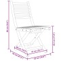 3-piece bamboo garden table and chairs set by vidaXL, Garden sets - Ref: Foro24-3278536, Price: 193,54 €, Discount: %