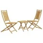 Juego de mesa y sillas de jardín 3 piezas bambú de vidaXL, Conjuntos de jardín - Ref: Foro24-3278522, Precio: 185,83 €, Descu...