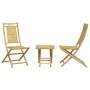 Juego de mesa y sillas de jardín 3 piezas bambú de vidaXL, Conjuntos de jardín - Ref: Foro24-3278522, Precio: 185,83 €, Descu...