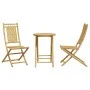 3-teiliges Gartentisch- und Stühle-Set aus Bambus von vidaXL, Gartensets - Ref: Foro24-3278534, Preis: 205,75 €, Rabatt: %