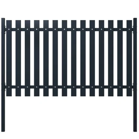 Panel de valla acero recubrimiento polvo antracita 174,5x75 cm de vidaXL, Paneles de vallas - Ref: Foro24-146470, Precio: 154...
