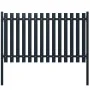 Panel de valla acero recubrimiento polvo antracita 174,5x75 cm de vidaXL, Paneles de vallas - Ref: Foro24-146470, Precio: 154...