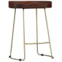 Gavin kitchen stools, 2 units, solid mango wood. by vidaXL, Kitchen stools - Ref: Foro24-247833, Price: 92,79 €, Discount: %