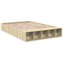 Bettgestell aus Sonoma-Eiche-Holzwerkstoff, 150 x 200 cm von vidaXL, Betten und Lattenroste - Ref: Foro24-3280561, Preis: 138...