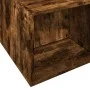 Smoked oak engineered wood bed frame 160x200cm by vidaXL, Beds and slatted bases - Ref: Foro24-3280556, Price: 140,51 €, Disc...