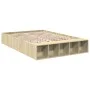Estructura de cama madera de ingeniería roble Sonoma 140x190 cm de vidaXL, Camas y somieres - Ref: Foro24-3280582, Precio: 13...