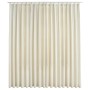 Cortina opaca con ganchos terciopelo color crema 290x245 cm