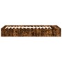 Smoked oak engineered wood bed frame 90x200 cm by vidaXL, Beds and slatted bases - Ref: Foro24-3280612, Price: 106,30 €, Disc...