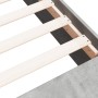 Estructura de cama madera de ingeniería gris hormigón 100x200cm de vidaXL, Camas y somieres - Ref: Foro24-3280604, Precio: 10...