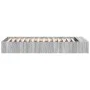Sonoma gray engineered wood bed frame 100x200 cm by vidaXL, Beds and slatted bases - Ref: Foro24-3280606, Price: 109,93 €, Di...