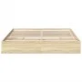Sonoma oak engineered wood bed with drawers 200x200 cm by vidaXL, Beds and slatted bases - Ref: Foro24-3280631, Price: 180,52...