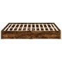 Cama con cajones madera de ingeniería roble ahumado 200x200 cm de vidaXL, Camas y somieres - Ref: Foro24-3280633, Precio: 183...