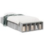 Estructura de cama madera de ingeniería gris Sonoma 75x190 cm de vidaXL, Camas y somieres - Ref: Foro24-3280627, Precio: 103,...