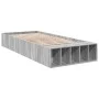 Sonoma gray engineered wood bed frame 75x190 cm by vidaXL, Beds and slatted bases - Ref: Foro24-3280627, Price: 102,14 €, Dis...