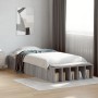 Sonoma-grauer Holzwerkstoff-Bettrahmen 75 x 190 cm von vidaXL, Betten und Lattenroste - Ref: Foro24-3280627, Preis: 103,37 €,...