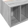 Sonoma gray engineered wood bed frame 75x190 cm by vidaXL, Beds and slatted bases - Ref: Foro24-3280627, Price: 102,14 €, Dis...