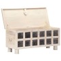 Solid acacia wood storage box 110x40x45 cm white by vidaXL, Storage trunks - Ref: Foro24-247670, Price: 253,36 €, Discount: %