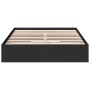 Schwarzes Holzwerkstoffbett mit Schubladen 120x200 cm von vidaXL, Betten und Lattenroste - Ref: Foro24-3280665, Preis: 203,90...