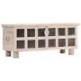 Solid acacia wood storage box 110x40x45 cm white by vidaXL, Storage trunks - Ref: Foro24-247670, Price: 253,36 €, Discount: %