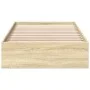 Cama con cajones madera ingeniería roble Sonoma 100x200 cm de vidaXL, Camas y somieres - Ref: Foro24-3280673, Precio: 129,91 ...