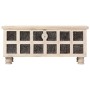 Solid acacia wood storage box 110x40x45 cm white by vidaXL, Storage trunks - Ref: Foro24-247670, Price: 253,36 €, Discount: %