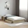 Cama con cajones madera ingeniería roble Sonoma 90x190 cm de vidaXL, Camas y somieres - Ref: Foro24-3280708, Precio: 128,66 €...
