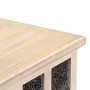 Solid acacia wood storage box 110x40x45 cm white by vidaXL, Storage trunks - Ref: Foro24-247670, Price: 253,36 €, Discount: %