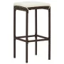 Gartentisch und Hocker 7 Stück Akazienholz PE Rattan braun von vidaXL, Gartensets - Ref: Foro24-3295285, Preis: 339,71 €, Rab...