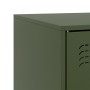 Olivgrüner TV-Schrank aus Stahl, 67 x 39 x 44 cm von vidaXL, TV-Möbel - Ref: Foro24-841699, Preis: 61,87 €, Rabatt: %