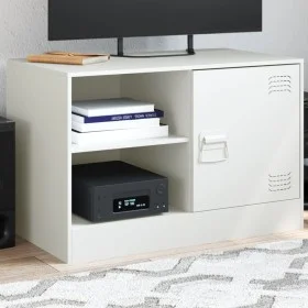 White steel TV cabinet 67x39x44 cm by vidaXL, TV Furniture - Ref: Foro24-841701, Price: 61,27 €, Discount: %