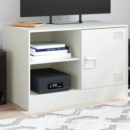 TV-Schrank aus weißem Stahl, 67 x 39 x 44 cm von vidaXL, TV-Möbel - Ref: Foro24-841701, Preis: 61,27 €, Rabatt: %