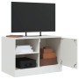 TV-Schrank aus weißem Stahl, 67 x 39 x 44 cm von vidaXL, TV-Möbel - Ref: Foro24-841701, Preis: 61,87 €, Rabatt: %