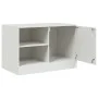 TV-Schrank aus weißem Stahl, 67 x 39 x 44 cm von vidaXL, TV-Möbel - Ref: Foro24-841701, Preis: 61,27 €, Rabatt: %