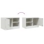 TV-Schrank aus weißem Stahl, 67 x 39 x 44 cm von vidaXL, TV-Möbel - Ref: Foro24-841701, Preis: 61,87 €, Rabatt: %