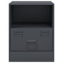 Anthracite gray steel nightstand 34.5x39x44 cm by vidaXL, Nightstands - Ref: Foro24-841755, Price: 54,46 €, Discount: %