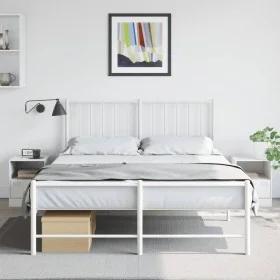Mesitas de noche 2 unidades acero blanco 34,5x39x44 cm de vidaXL, Mesitas de noche - Ref: Foro24-841762, Precio: 80,77 €, Des...