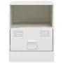 Nightstands 2 units white steel 34.5x39x44 cm by vidaXL, Nightstands - Ref: Foro24-841762, Price: 81,01 €, Discount: %
